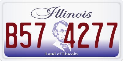 IL license plate B574277