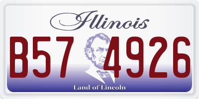 IL license plate B574926