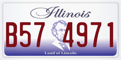IL license plate B574971