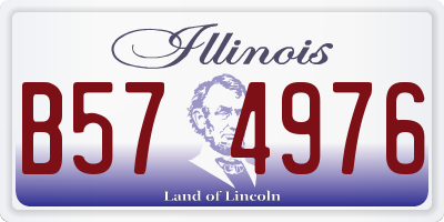 IL license plate B574976