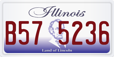 IL license plate B575236