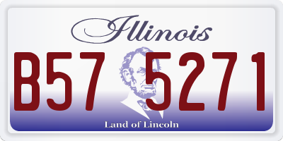 IL license plate B575271