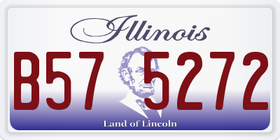 IL license plate B575272