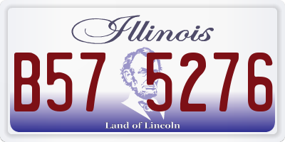 IL license plate B575276