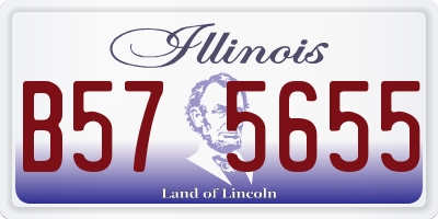 IL license plate B575655