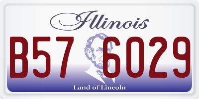 IL license plate B576029