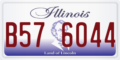 IL license plate B576044