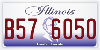 IL license plate B576050