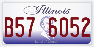 IL license plate B576052