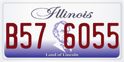 IL license plate B576055