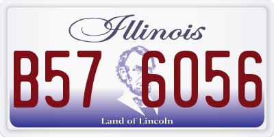 IL license plate B576056