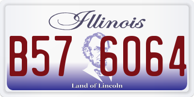 IL license plate B576064