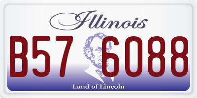 IL license plate B576088