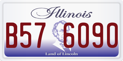 IL license plate B576090