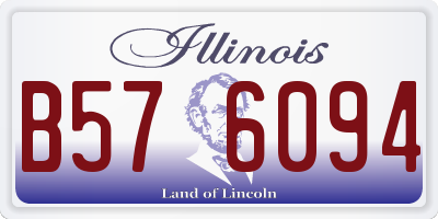 IL license plate B576094