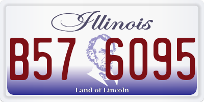 IL license plate B576095