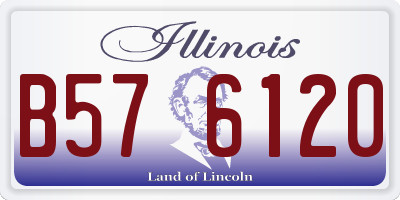 IL license plate B576120