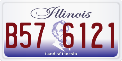 IL license plate B576121