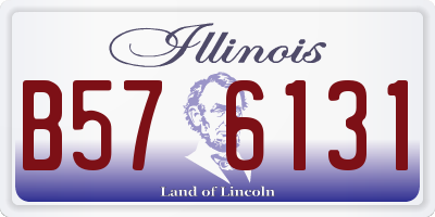 IL license plate B576131