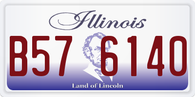 IL license plate B576140