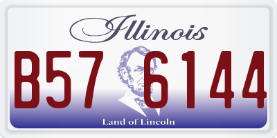 IL license plate B576144