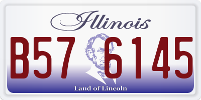 IL license plate B576145