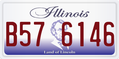 IL license plate B576146