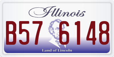 IL license plate B576148