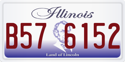 IL license plate B576152
