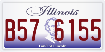 IL license plate B576155