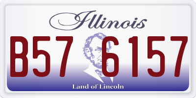 IL license plate B576157