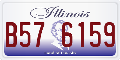 IL license plate B576159