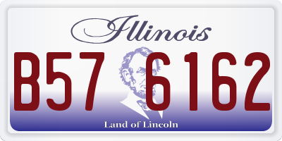 IL license plate B576162