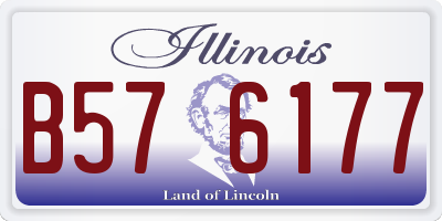 IL license plate B576177