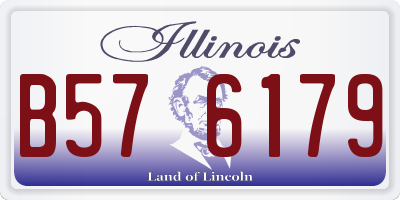 IL license plate B576179