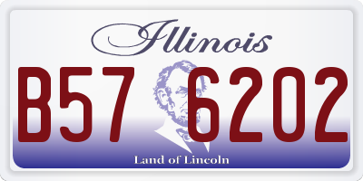 IL license plate B576202