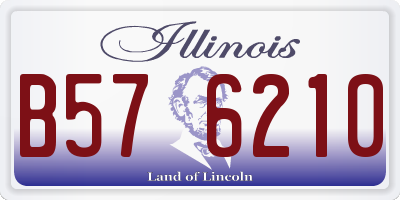 IL license plate B576210