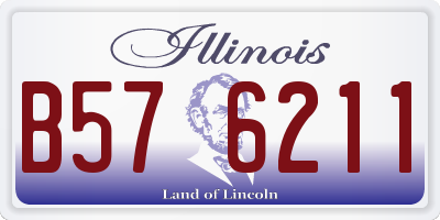 IL license plate B576211