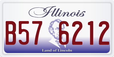 IL license plate B576212