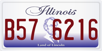 IL license plate B576216