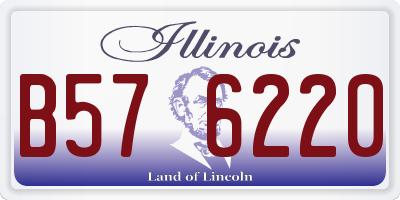 IL license plate B576220