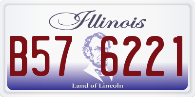 IL license plate B576221