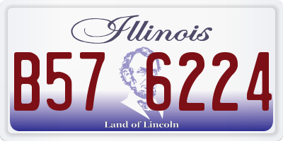 IL license plate B576224