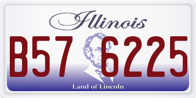 IL license plate B576225