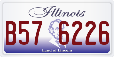 IL license plate B576226