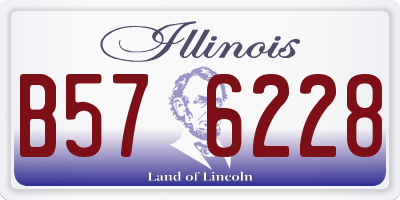 IL license plate B576228