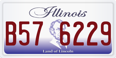 IL license plate B576229