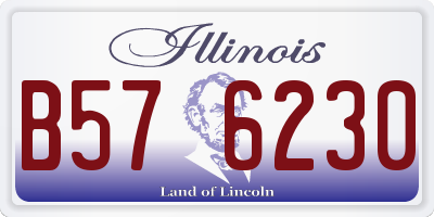 IL license plate B576230
