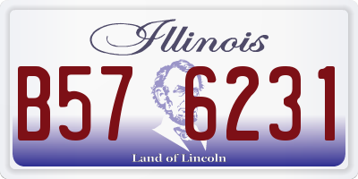 IL license plate B576231