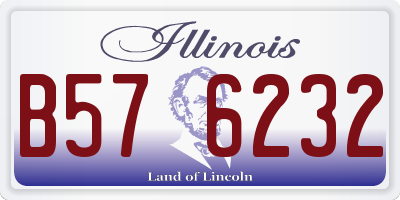 IL license plate B576232